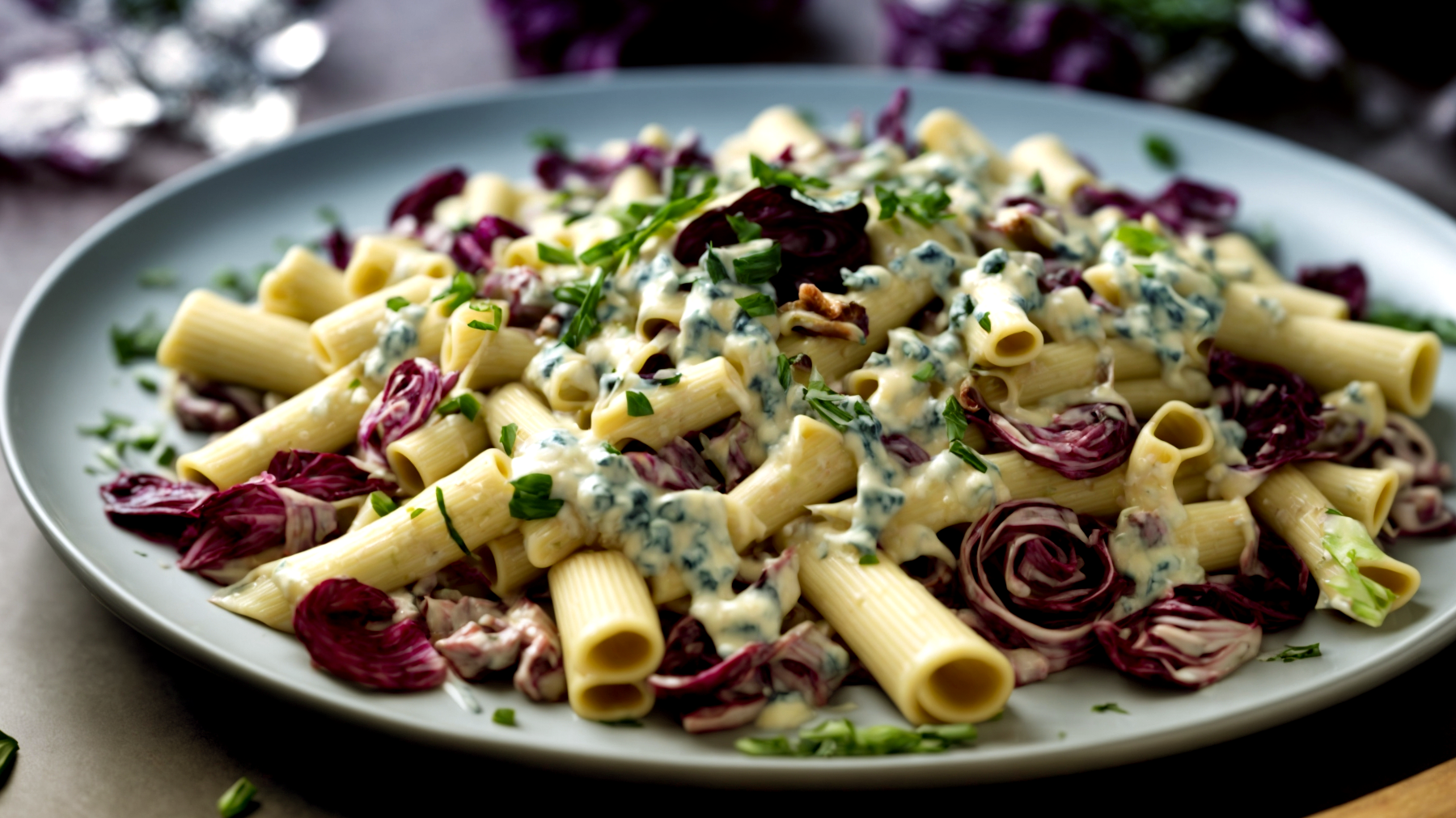 Gorgonzola Rigatoni Radicchio"