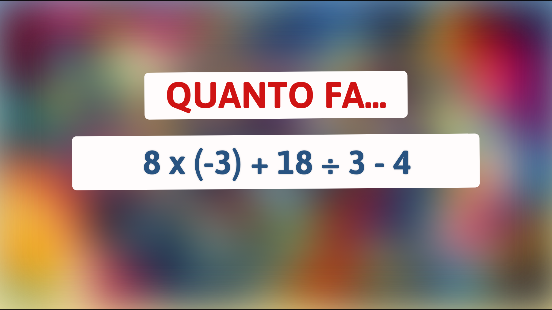 La sfida matematica che solo l'1% delle persone riesce a risolvere correttamente: sei abbastanza intelligente per farcela?"