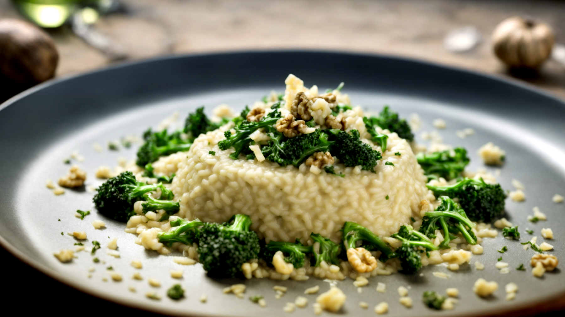 Risotto lardo broccoletti"