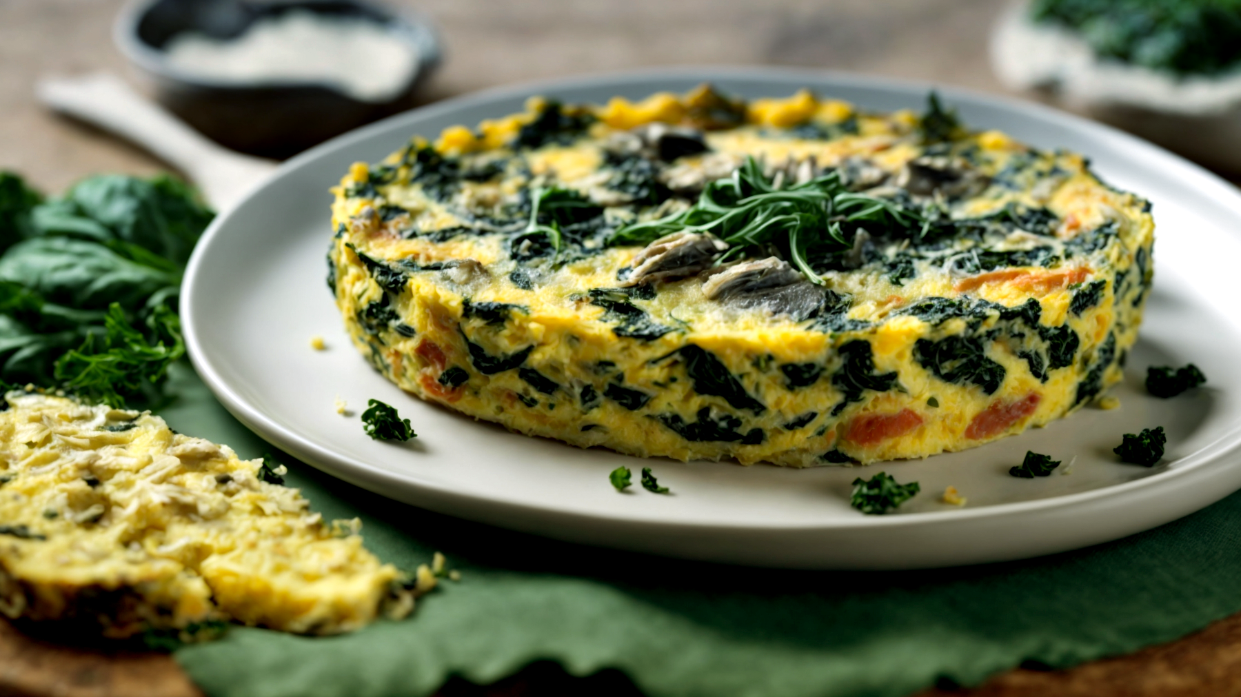 Sardine cavolo nero frittata"