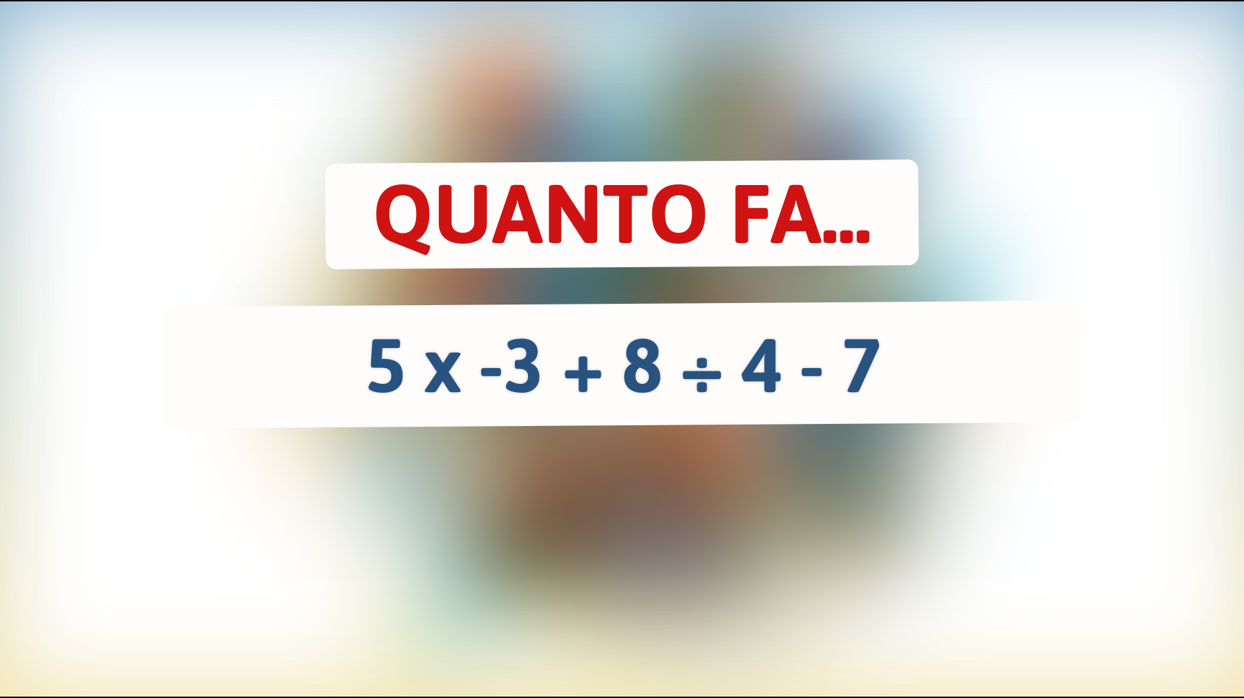 \"Svela il Segreto di Questa Semplice Equazione: Solo i Veri Geni Riusciranno nell'Impresa!\""