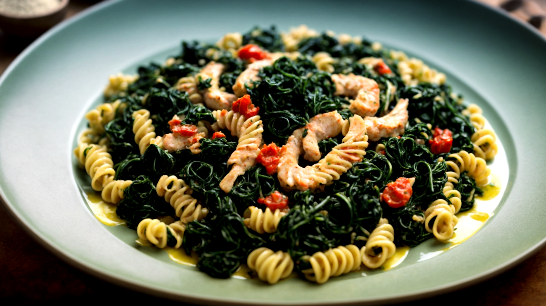 Fusilli pesce spada cavolo nero"