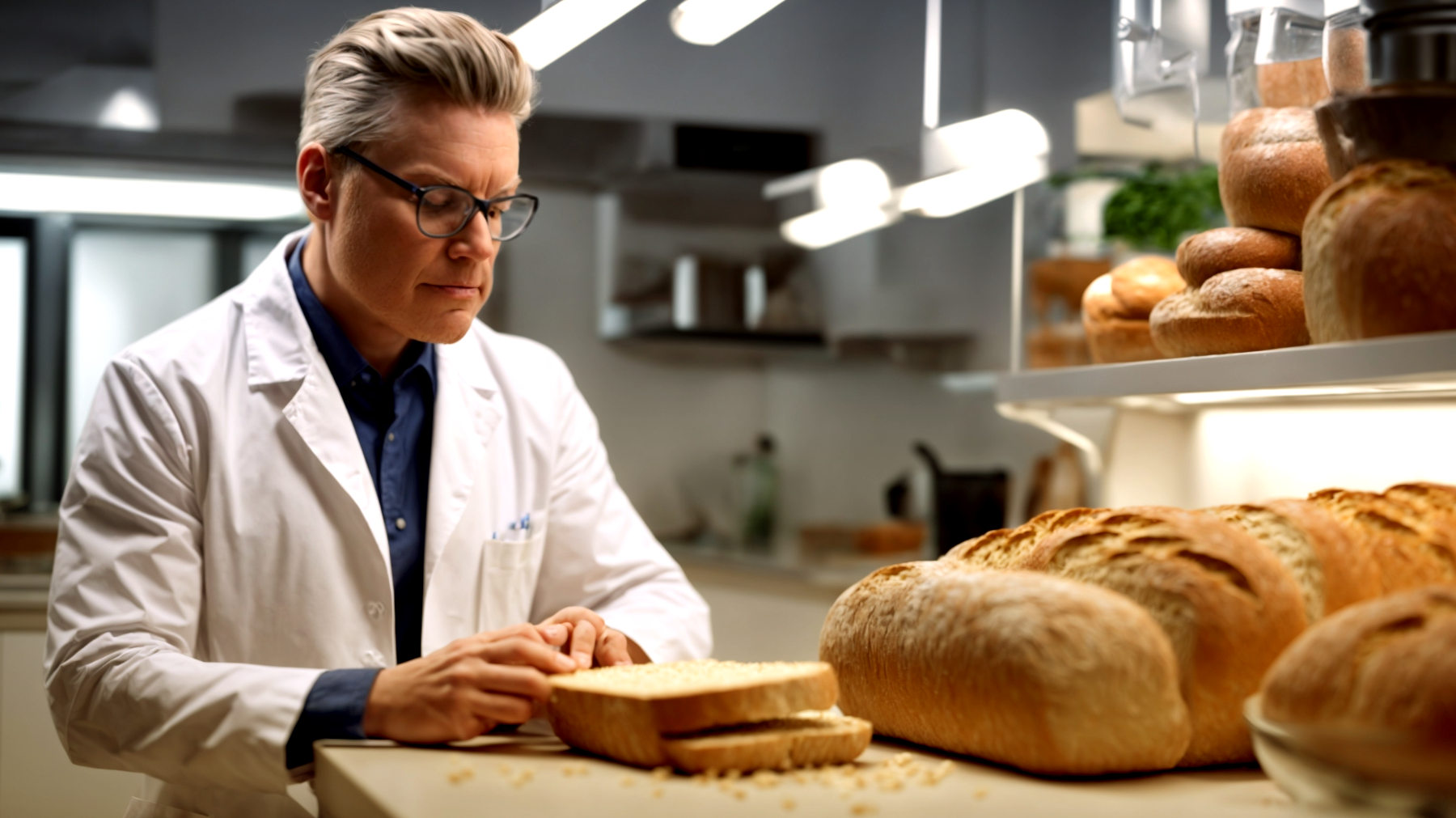 Pane integrale chicchi di grano esperti di nutrizione"