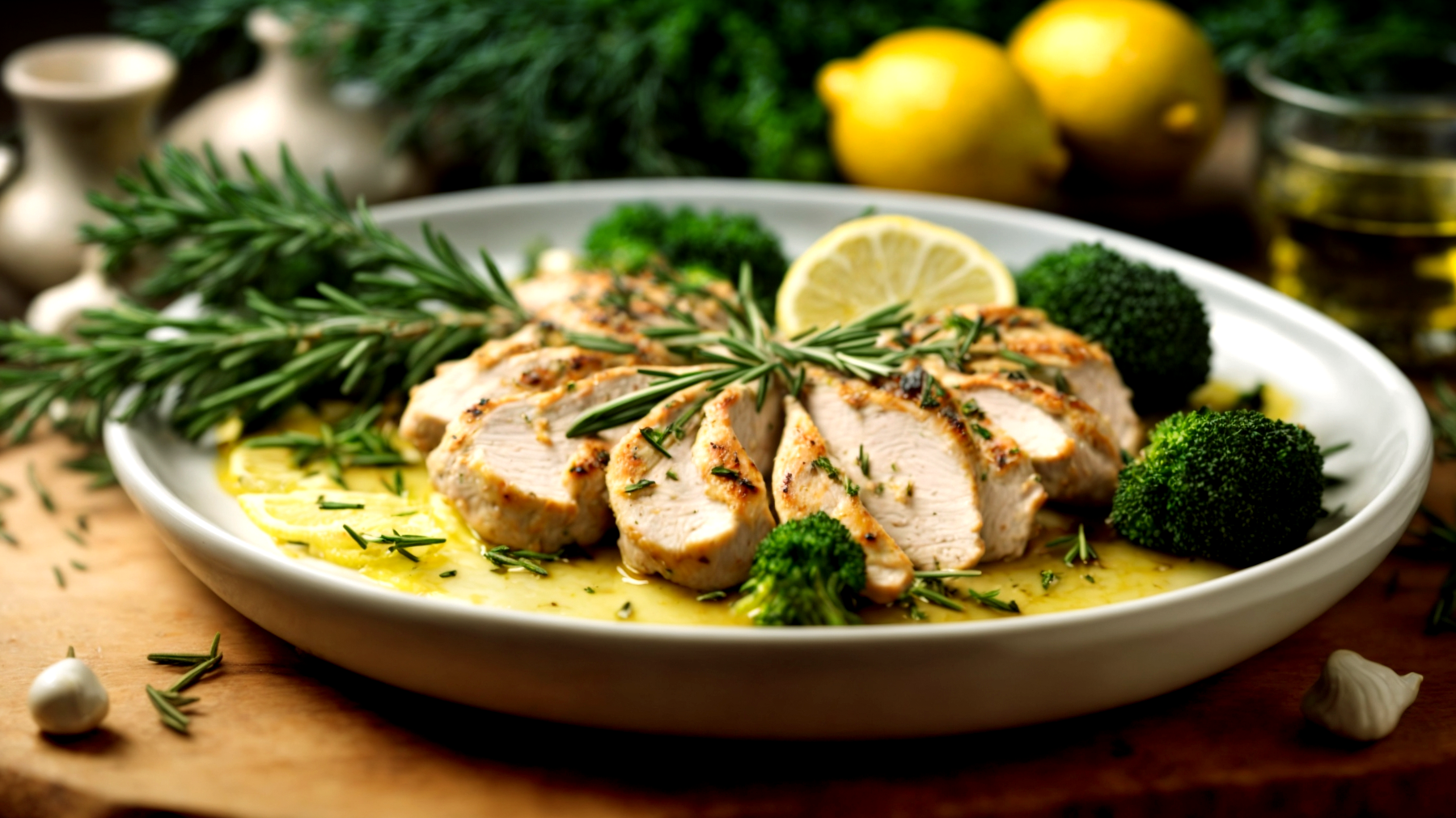 Pollo al limone broccoli"