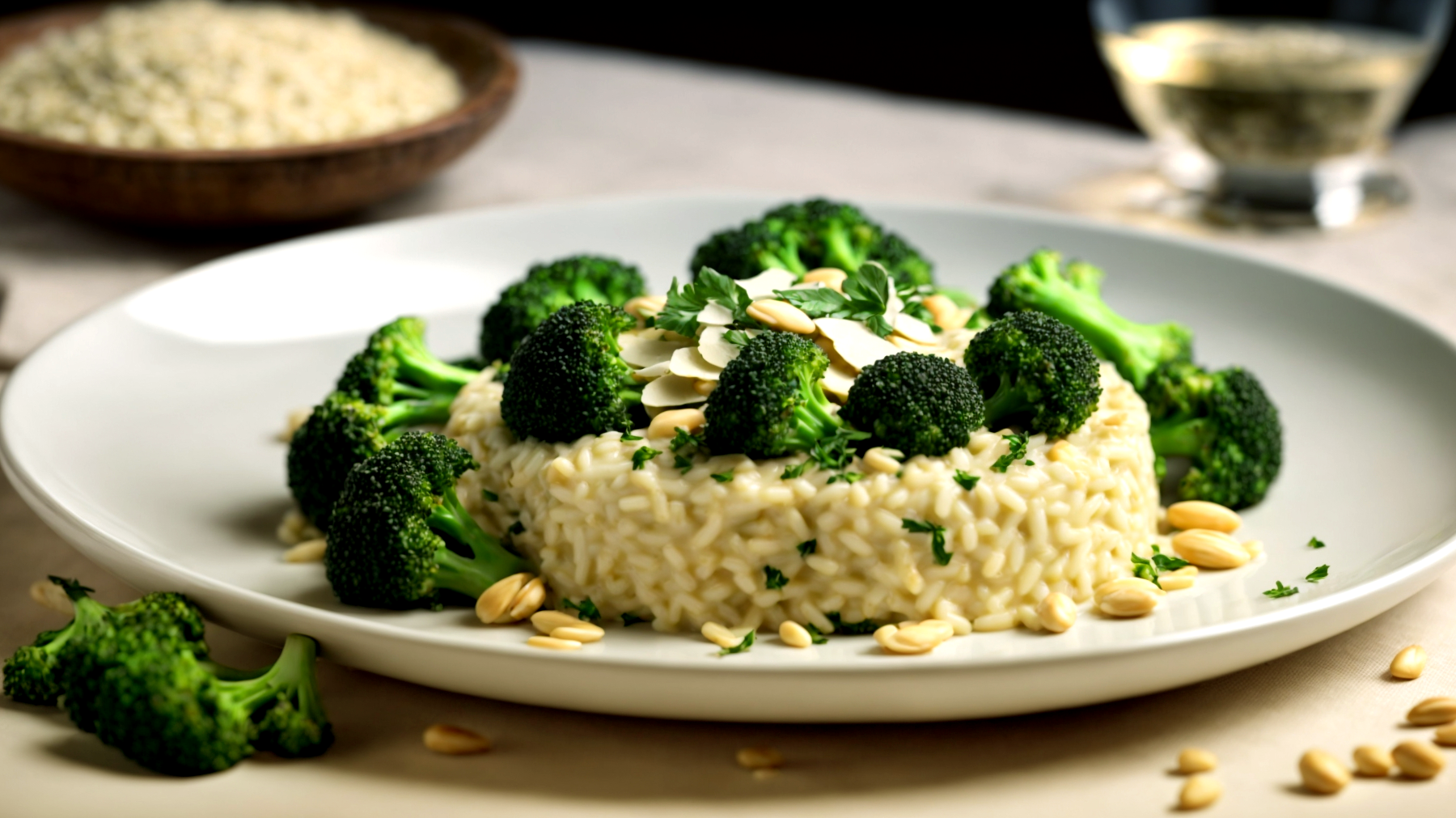 Risotto pecorino broccoli"